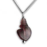 Shell Pendant Purple Mat