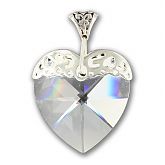 Swarovski Crystal Clear Large Heart 