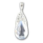 Swarovski Crystal Clear Faceted Drop