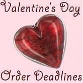 Valentines shipping dates logo
